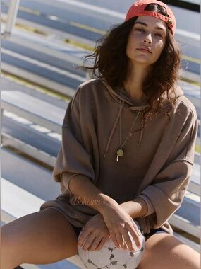 NEW Free People Sprint To The Finish Hoodie